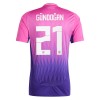 Maglia ufficiale Germania Gundogan 21 Trasferta Euro 2024 per Bambino